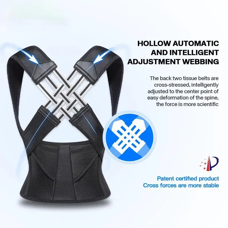 Adjustable Posture Corrector - Back Support Belt for Men & Women