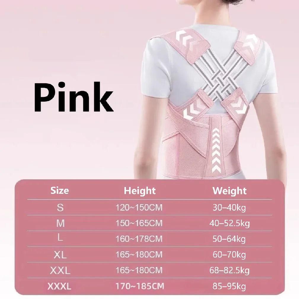 Adjustable Posture Corrector - Back Support Belt for Men & Women