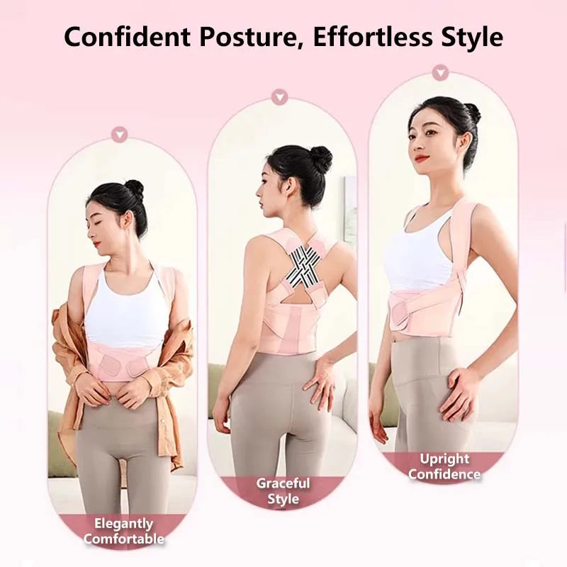 Adjustable Posture Corrector - Back Support Belt for Men & Women