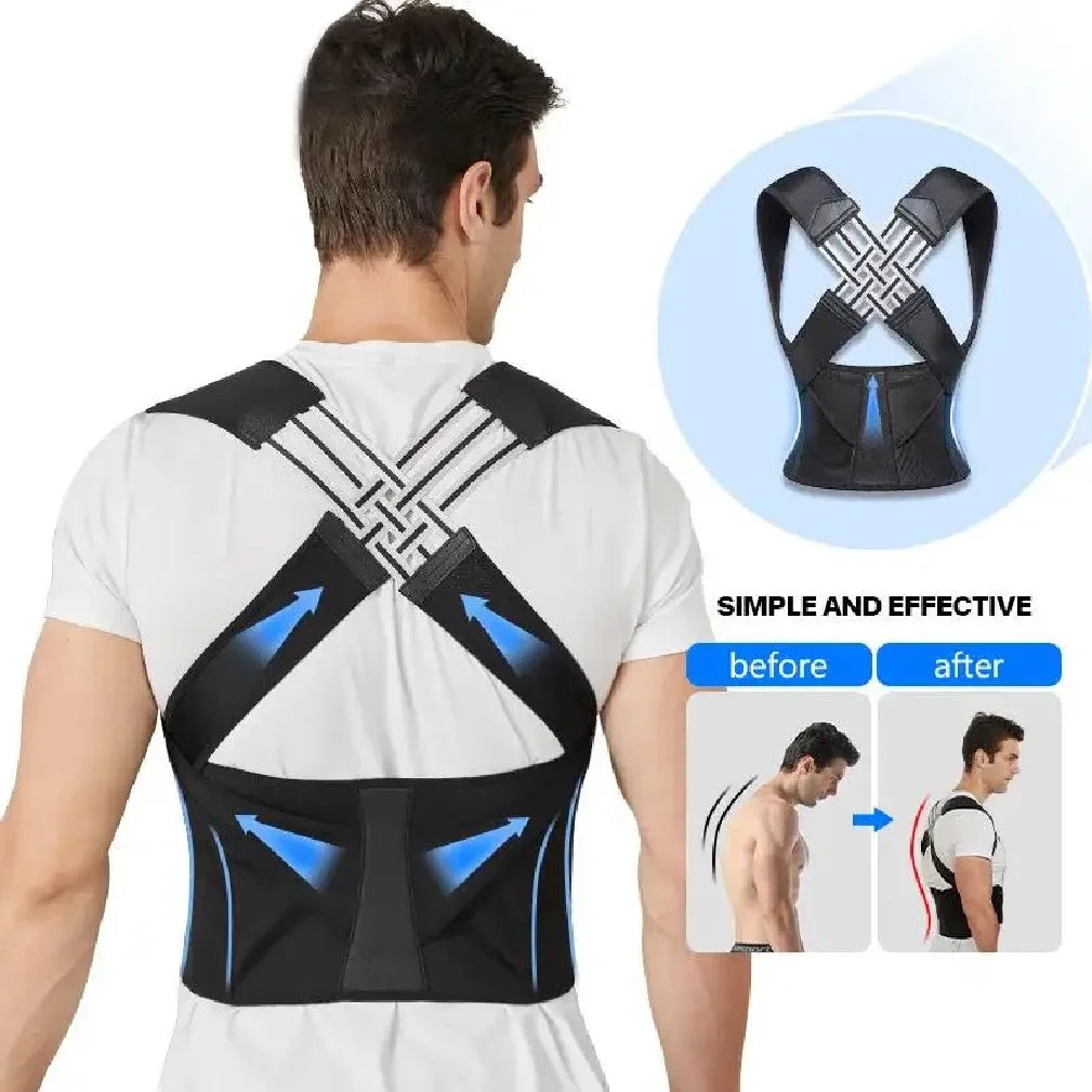 Adjustable Posture Corrector - Back Support Belt for Men & Women