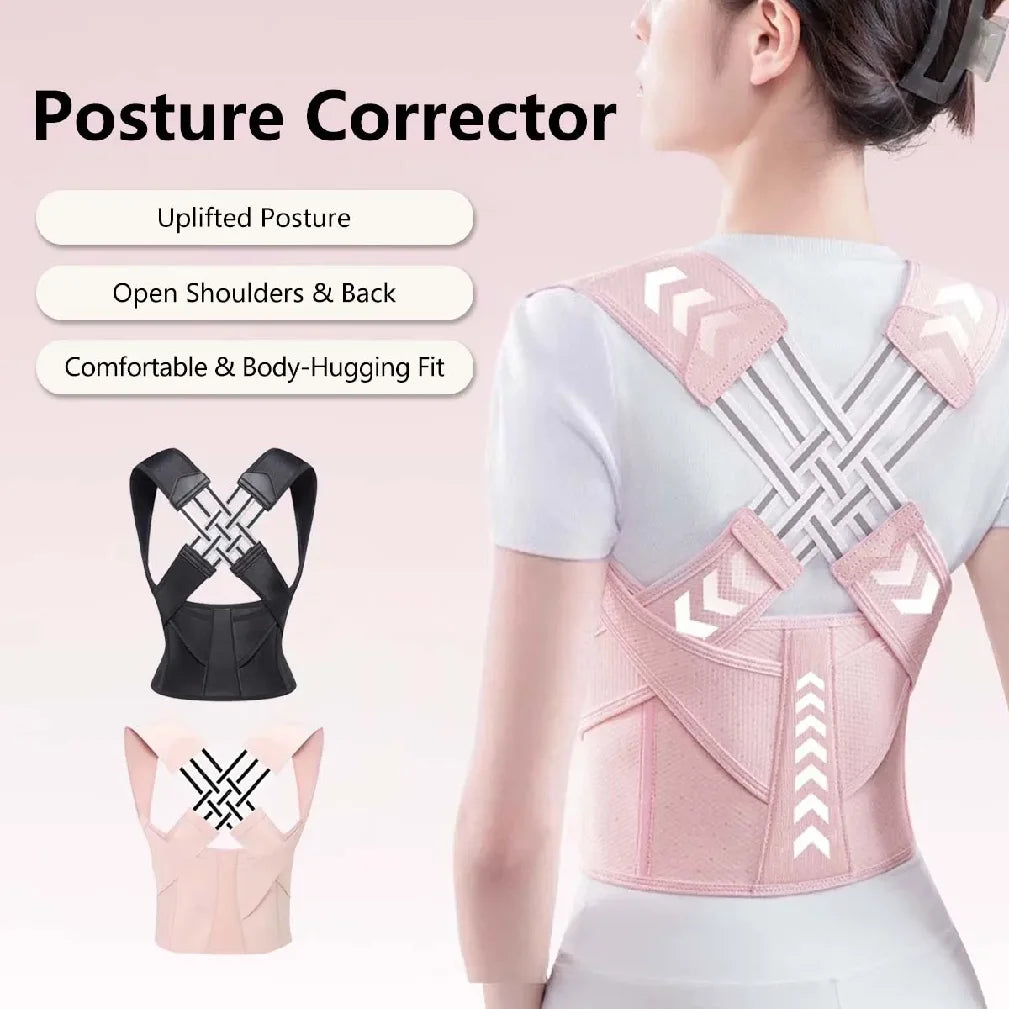 Adjustable Posture Corrector - Back Support Belt for Men & Women